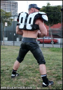 Leather Football Pant